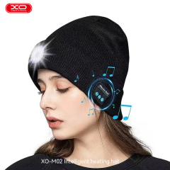 M02 Bluetooth Music Knitted Hat Removable and Washable With LED Lighting