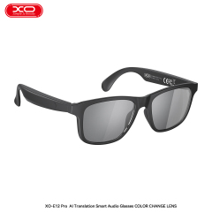 E12 PRO AI Translation Smart Audio Glasses Photochromic Blue Light Protection Lenses