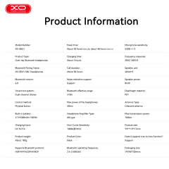 BE61 Foldable Over-Ear Noise-Canceling Headphones