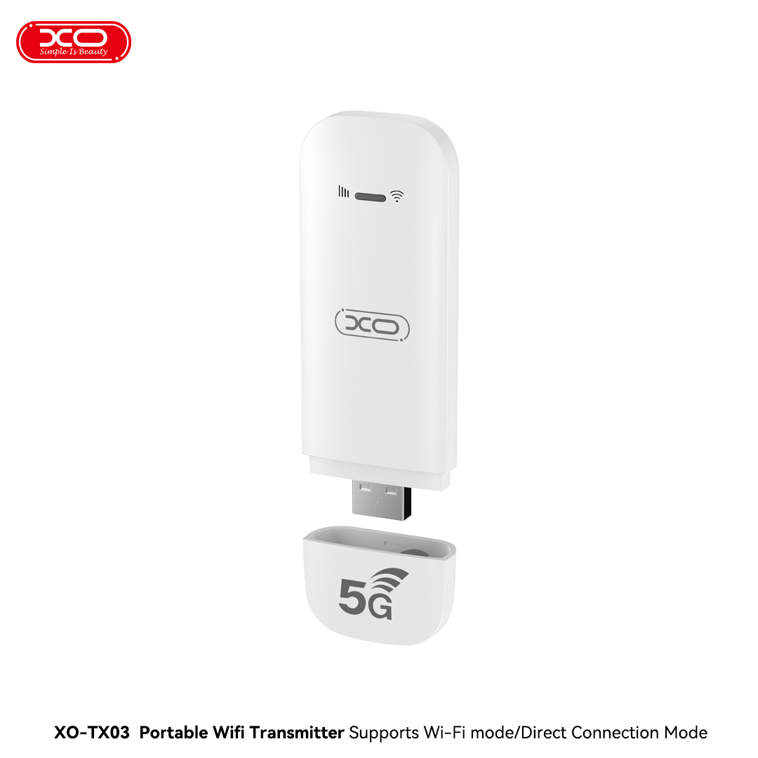 TX03 (USB) Portable Mobile WiFi Router - White