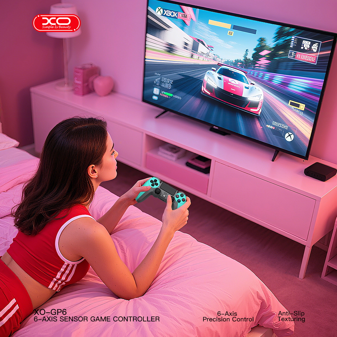 GP6 Bluetooth/Wired Compatible PS4 with 6-Axis Sensor Function Gamepad