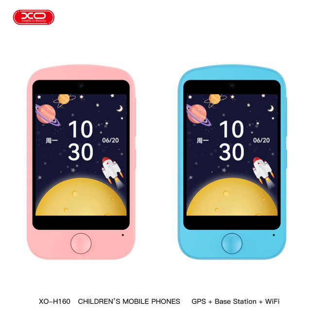 H160 GPS Kids Smart 4G Phone 2.8” Screen 30W Pixel Pink