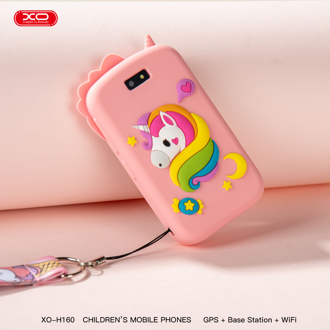 H160 GPS Kids Smart 4G Phone 2.8” Screen 30W Pixel Pink