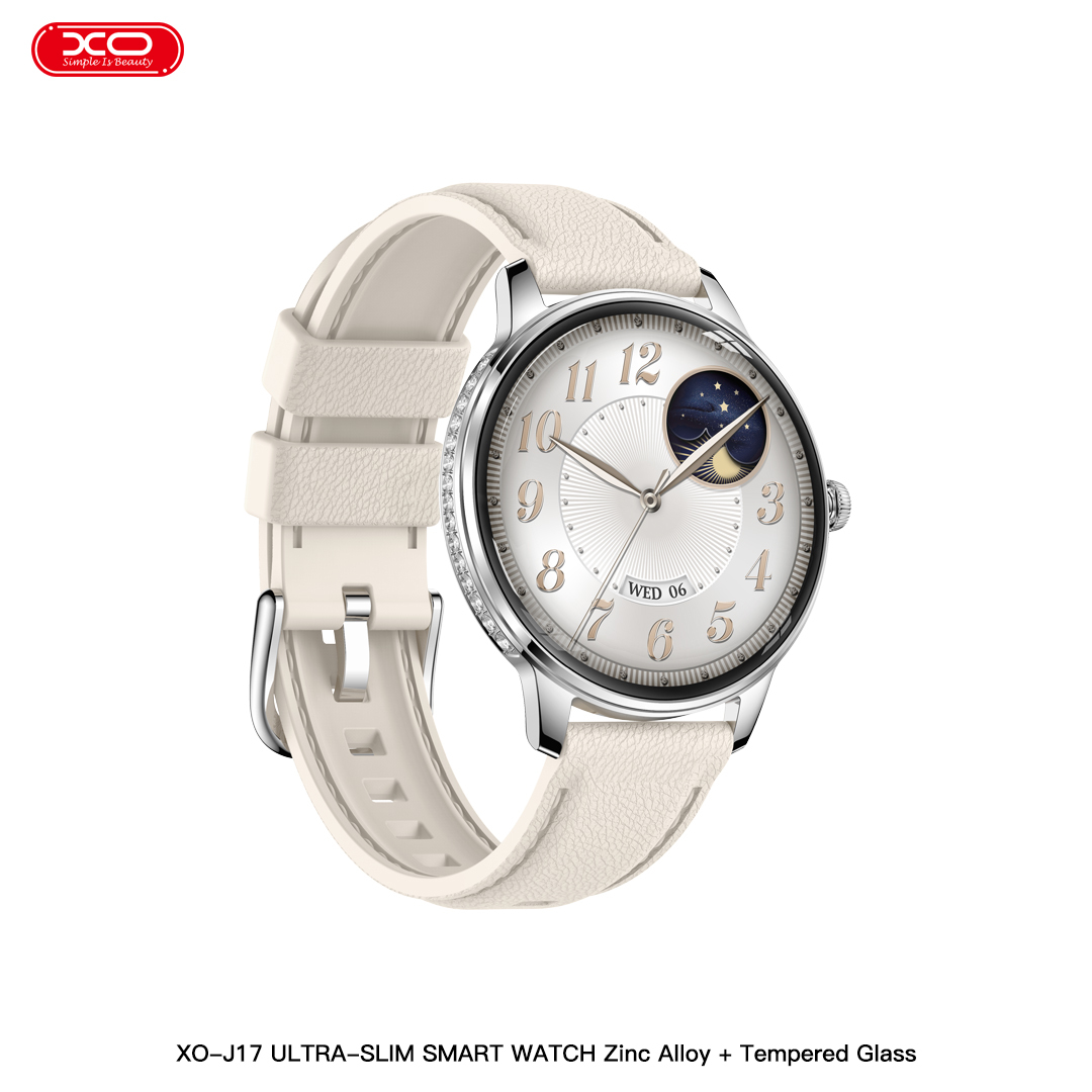 J17  AMOLED Screen Ultra-Thin Round Women's Watch