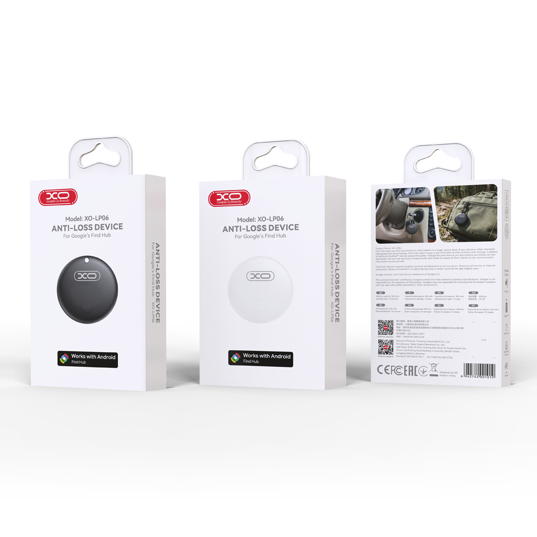 LP06 Round Tracking Device with Lanyard Hole