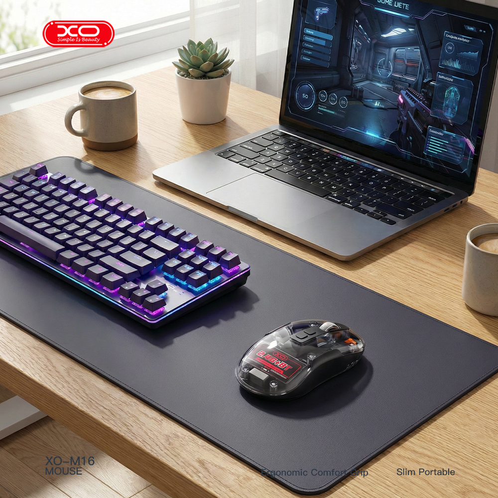 M16 Silent Wireless Dual-Mode Transparent Mouse