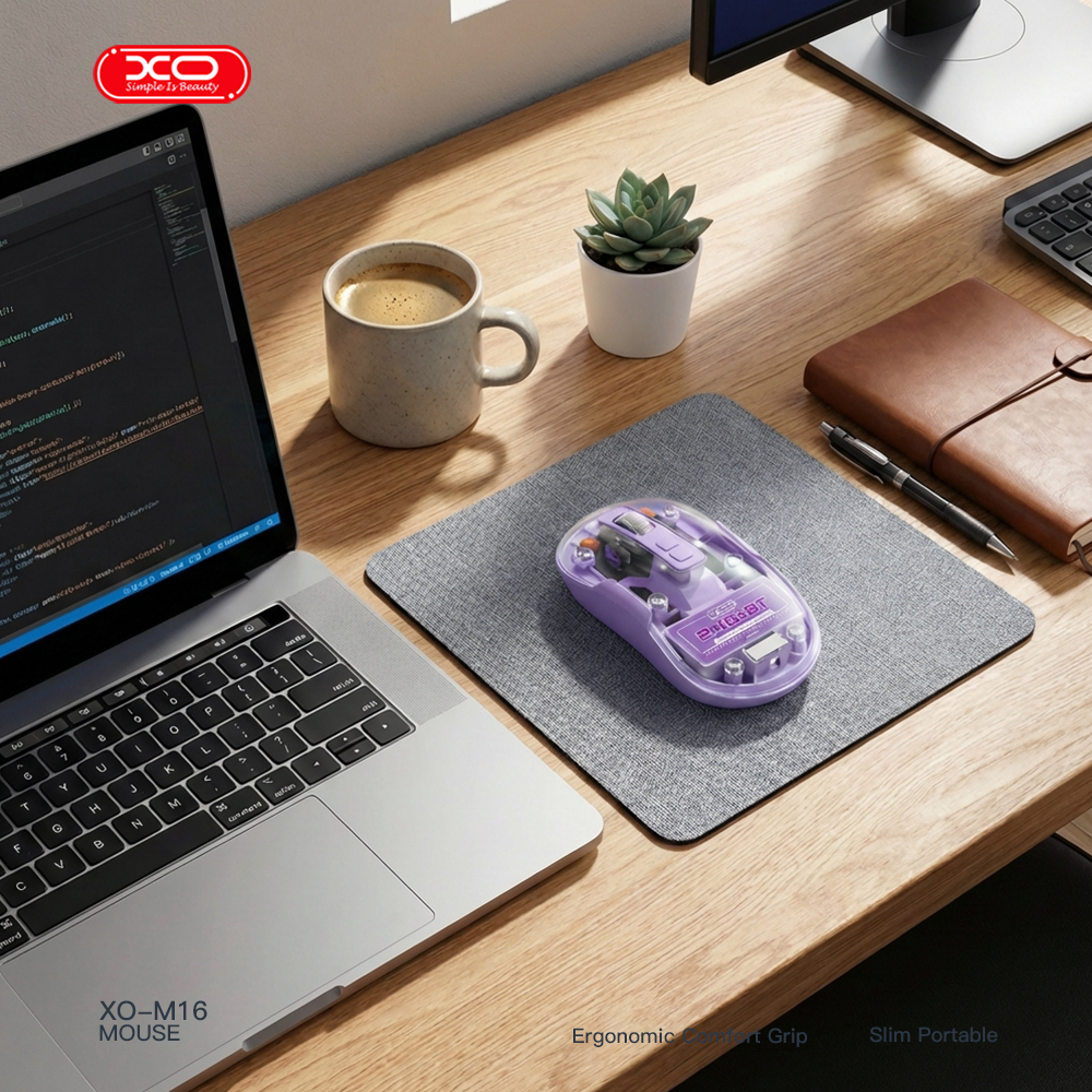 M16 Silent Wireless Dual-Mode Transparent Mouse