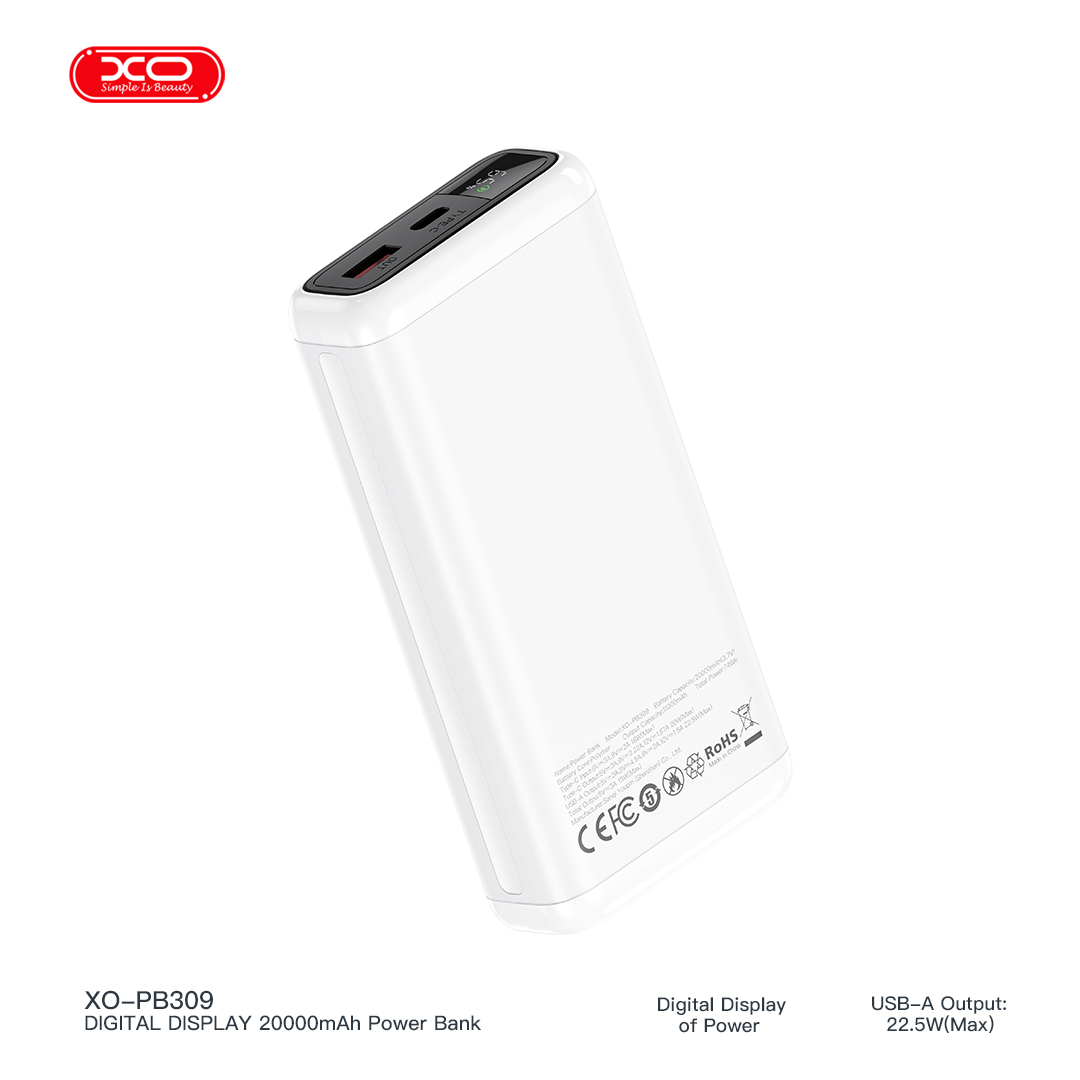 PB309 22.5W Digital Fast Charger 20000mAh