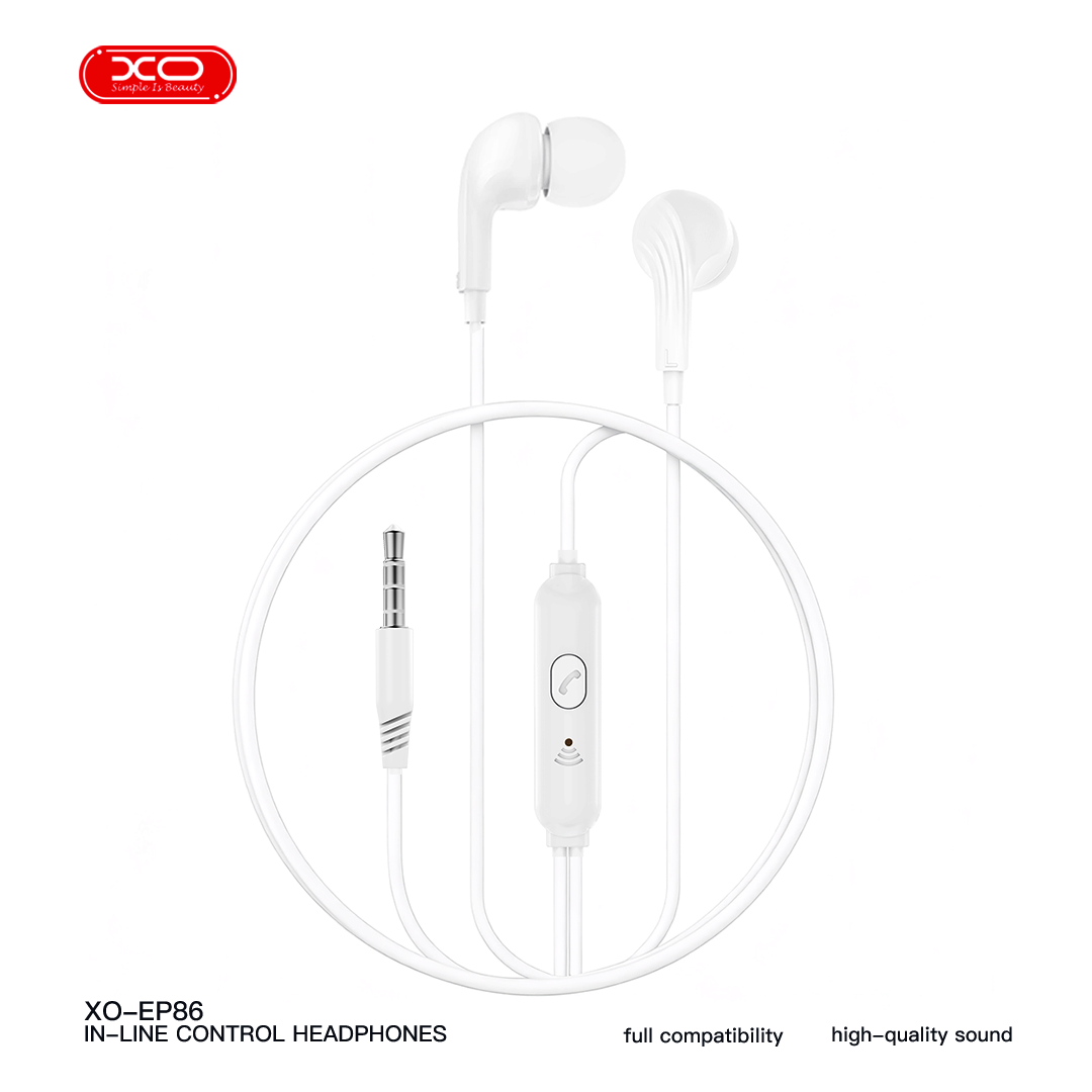 EP86 3.5 mm Wired EarbudsWith Crystal-Clear Calls