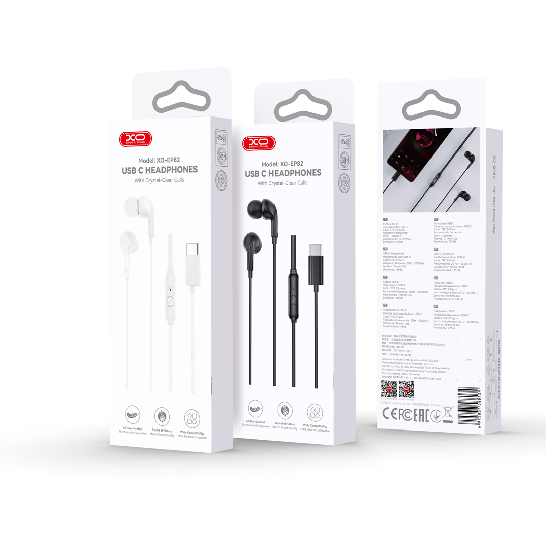 EP82 USB C HeadphonesWith Crystal-Clear Calls