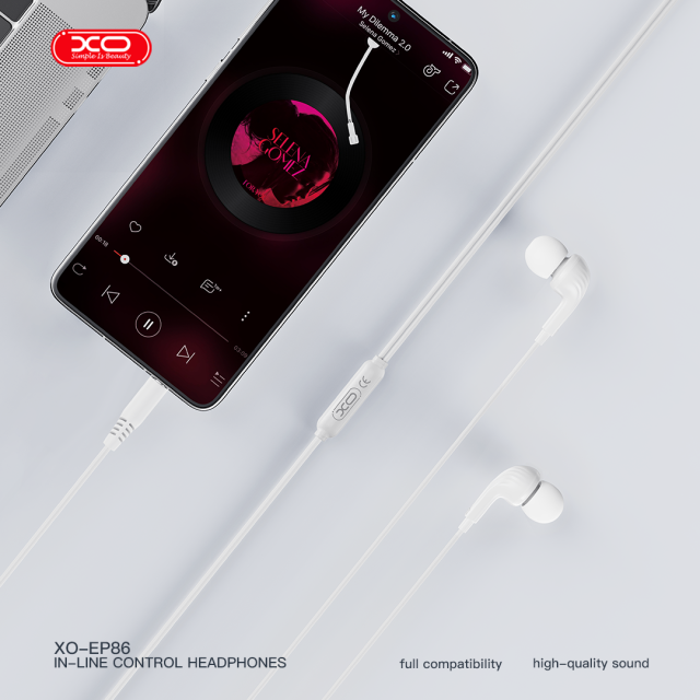 EP86 3.5 mm Wired EarbudsWith Crystal-Clear Calls
