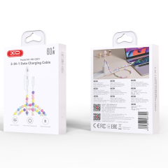 NB-Q301 Colourful Bead Series   Type-C to Type-C (60W) + Apple (27W) 1m