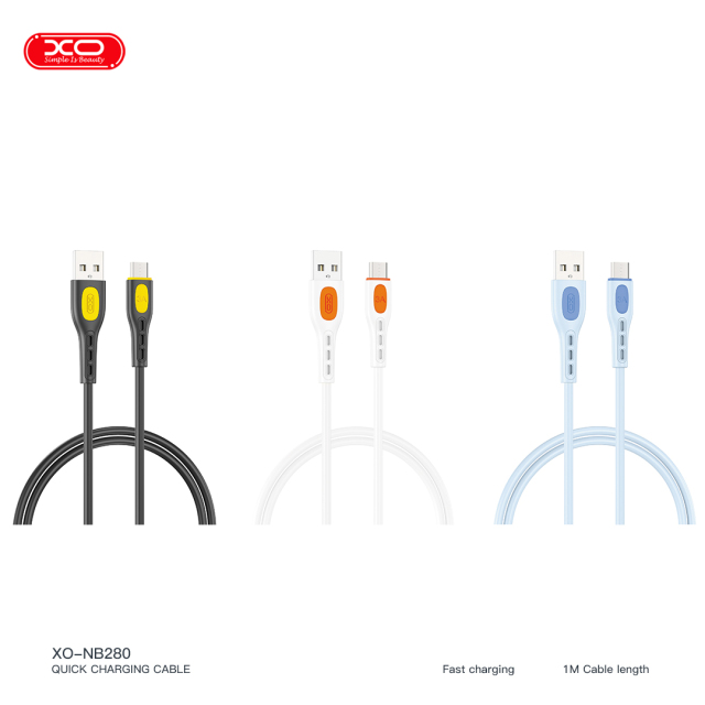 NB280 Jian Yan Series Apple/typc c/micro Data Cable L=1M 3A