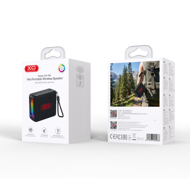 F85 Boombox RGB SpeakerWith Colorful RGB Light
