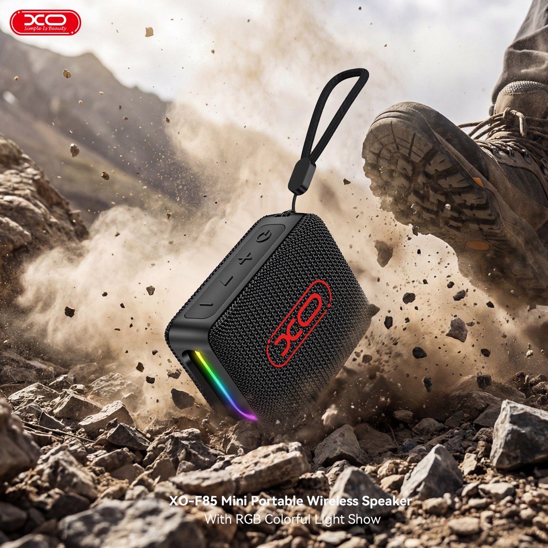 F85 Boombox RGB SpeakerWith Colorful RGB Light