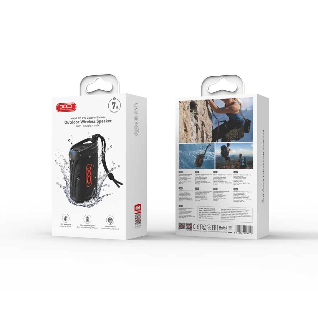 F93 Outdoor Waterproof Portable Wireless Speaker