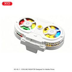 SL11 Digital Display Dual-Fan Cooler for Mobile Streaming