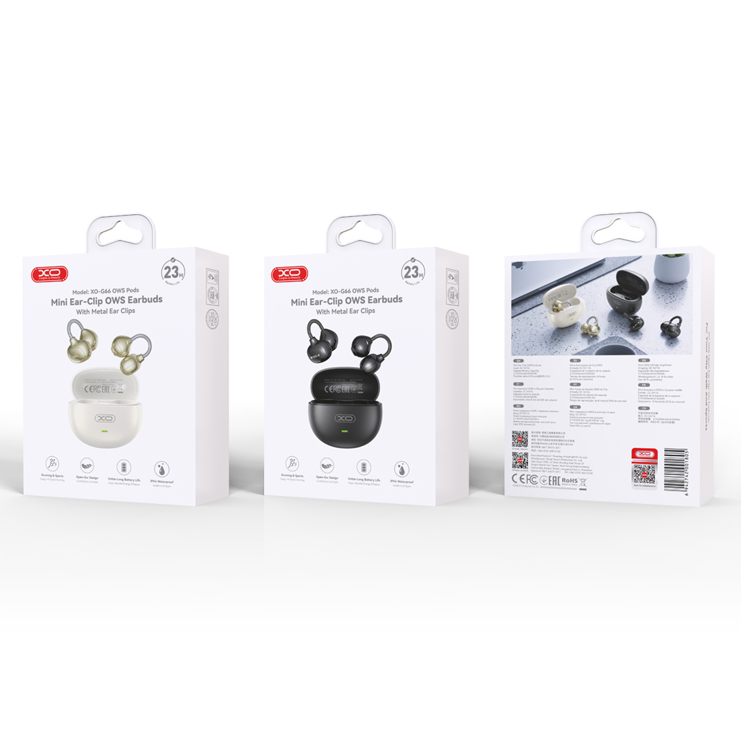G66 OWS PodsWIth Metal ear clips