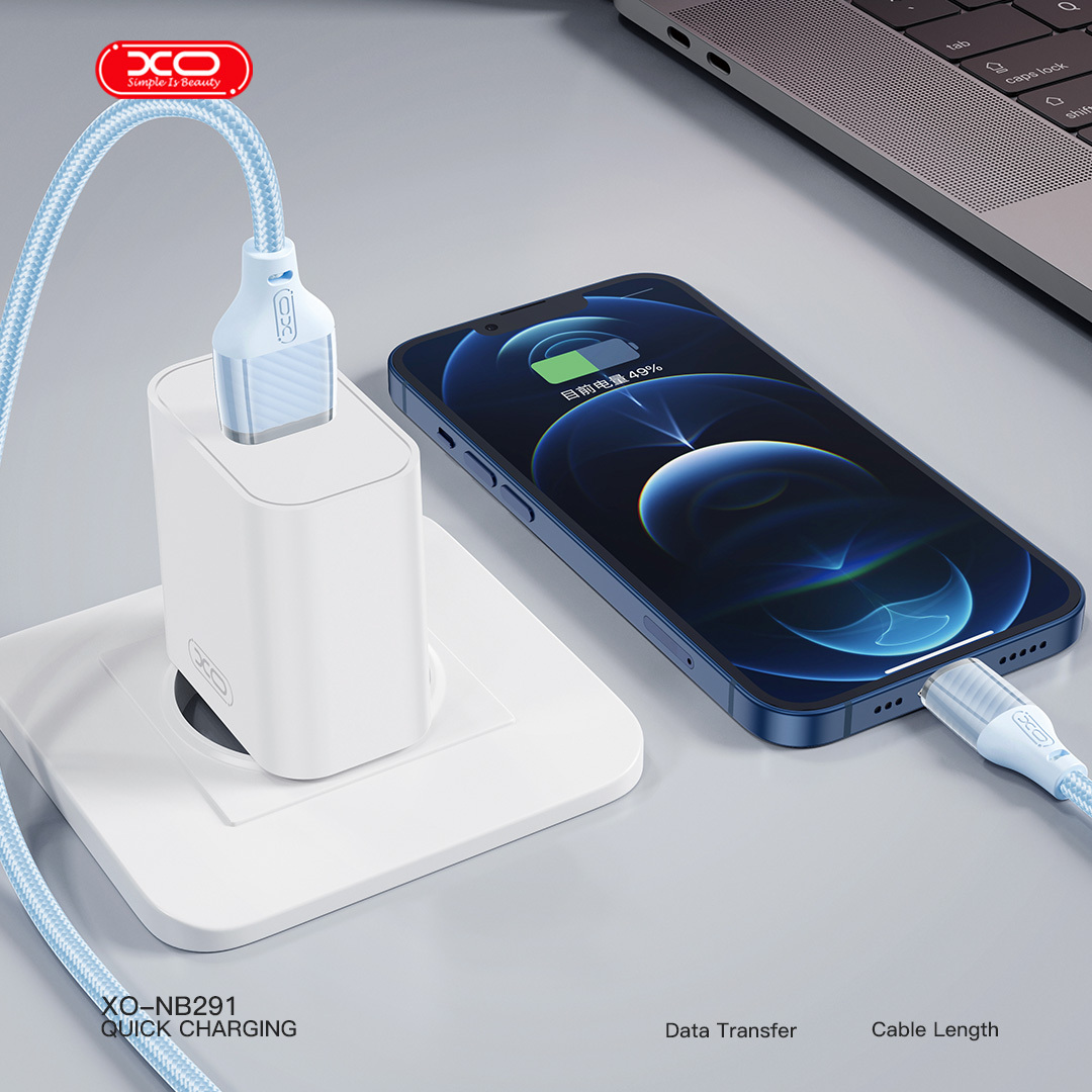 NB291 Transparent Case Braided 6A IP Cable
