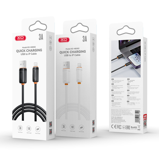 NB302    Shishishun Series    Apple Data Cable  L=1M  3A