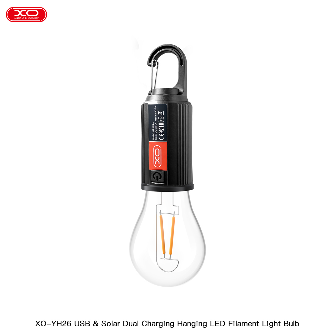 YH26 Solar-Powered Vintage Hook Lamp