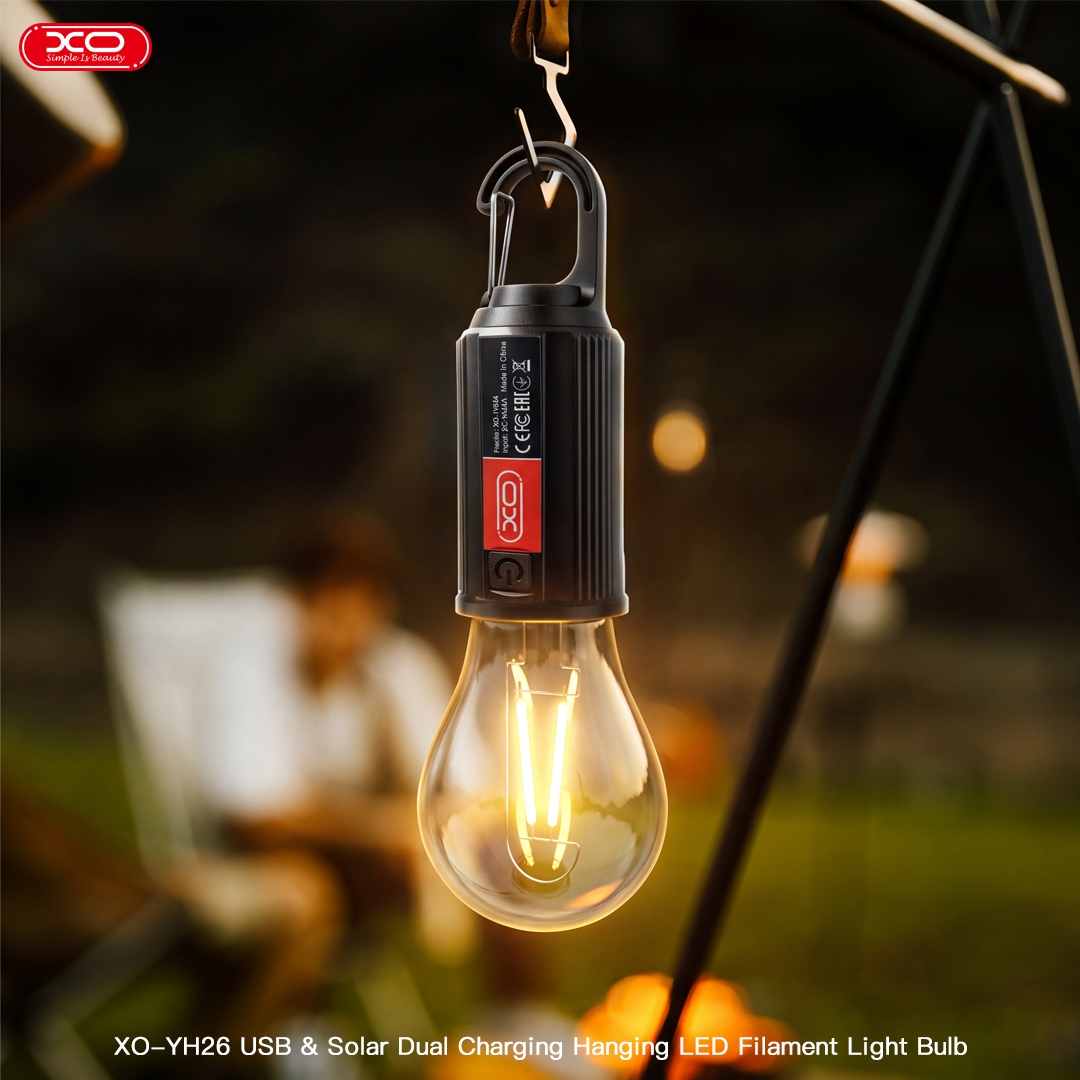 YH26 Solar-Powered Vintage Hook Lamp