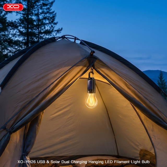 YH26 Solar-Powered Vintage Hook Lamp