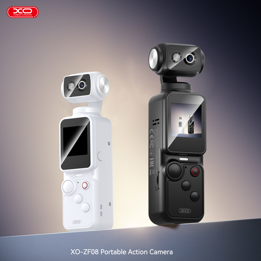 ZF08 Pocket Gimbal Camera 1.44-inch / 1-megapixel / Rotating Lens