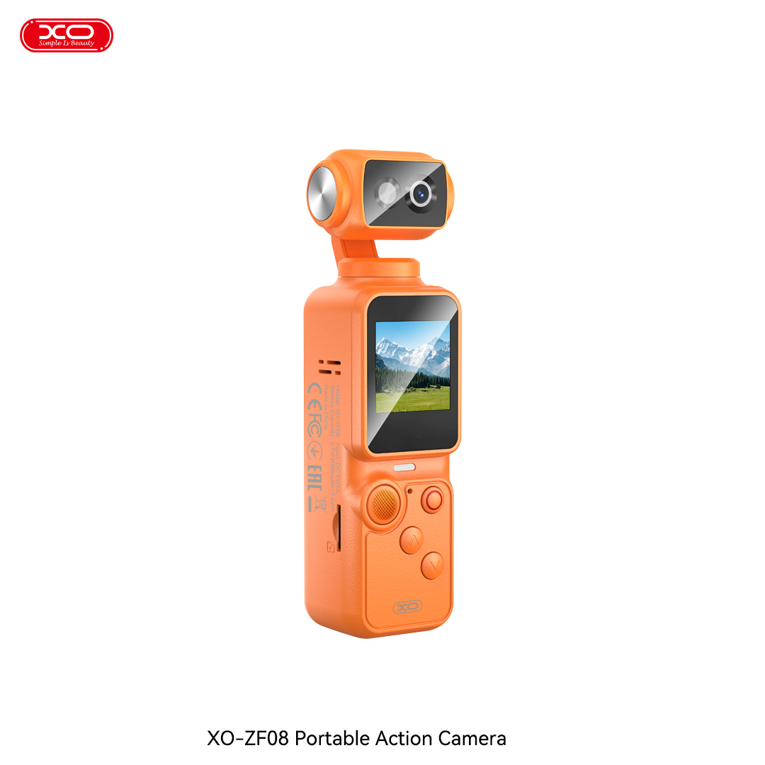 ZF08 Pocket Gimbal Camera 1.44-inch / 1-megapixel / Rotating Lens
