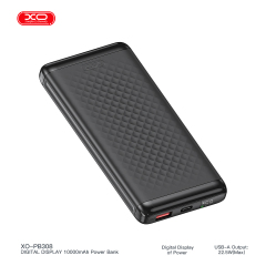 PB308 USB-C 20W/USB-A 22.5W Digital Fast Charger 10000mAhReal Capacity 9000mAh