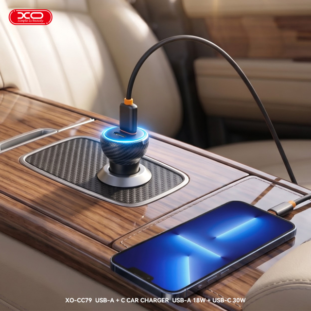 CC79 Smart Pull-Tab Blu-ray A+C 48W Car Charger