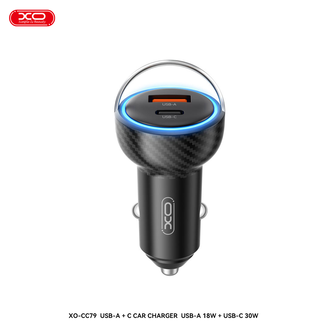 CC79 Smart Pull-Tab Blu-ray A+C 48W Car Charger