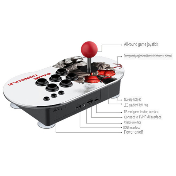 Hot Sell M9 Dual Joystick Game Console Two-player HD TV Colorful 4K Game Console Joystick MT6 Handle Game Console