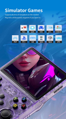 R36s 128G Wi-Fi Portable Retro Handheld Console Classic Controller Design Built-in 40000 Games Nostalgic Gaming Enthusiasts