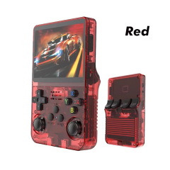 R36s 128G Wi-Fi Portable Retro Handheld Console Classic Controller Design Built-in 40000 Games Nostalgic Gaming Enthusiasts