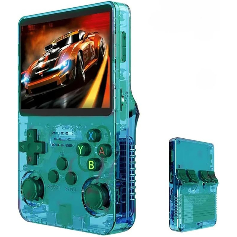 R36s 128G Wi-Fi Portable Retro Handheld Console Classic Controller Design Built-in 40000 Games Nostalgic Gaming Enthusiasts