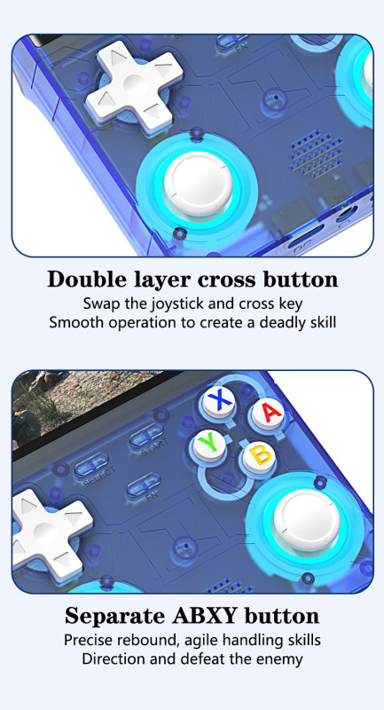 Open Source R36Ultra Handheld Game Machine Retro 4 Inch Screen Arcade Wi-Fi Communication Nostalgic Portable Video Gaming Player