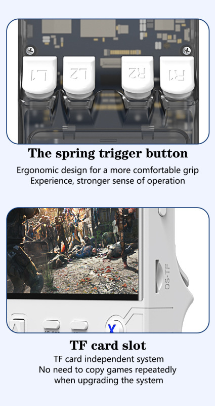 Open Source R36Ultra Handheld Game Machine Retro 4 Inch Screen Arcade Wi-Fi Communication Nostalgic Portable Video Gaming Player