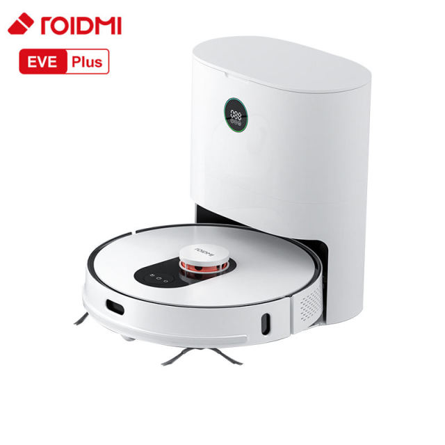XIaomi ROIDMI EVE Plus Dust Collection Robot Vacuum Cleaner Support Google Assistant Alexa Mi Home APP Control Aspirateur Robot