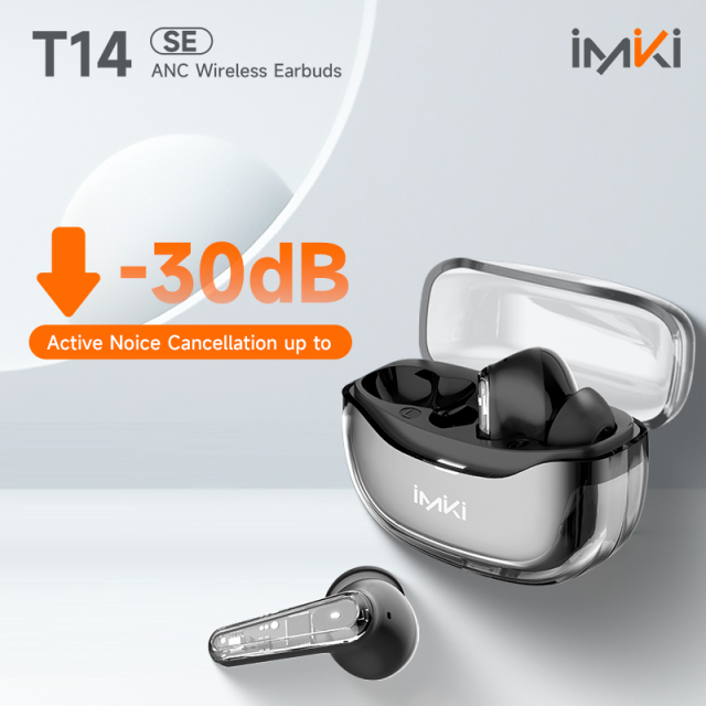 Newest IMIKI T14 SE True Wireless Earphones Ear Sports Earbuds With Noise Cancelling And IPX4 Waterproof 10M For Smart Earphone