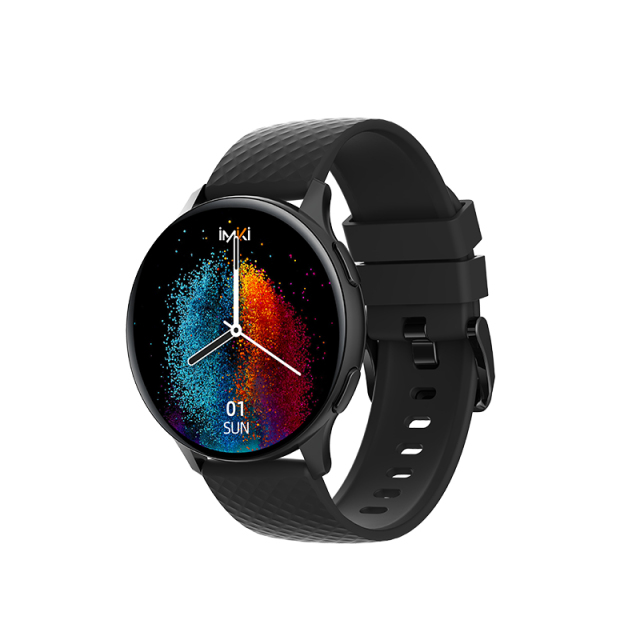 New IMIKI KW66pro Watch 1.43AMOLED Display 22 mm BT Calling 100+ Sports Modes IP68 Fashion Business Metal Case For Smart Watch