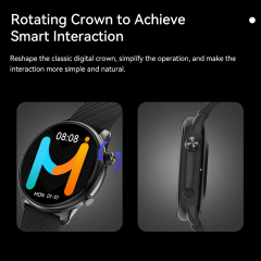 Newest IMIKI TG2 Intelligent Watch AMOLED  Fashion BuDisplay-1.43 Inch 100+ Watch Voice Assistant IP68 Business For Smart Watch