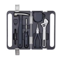 HOTO Tool Set, Hand Tool Set/Home Tool Kit, DIY Set Tool Household Hand Tool with Screwdriver Wrench Hammer Tape Plier Tool Box, Essential Mechanics Tools Kit for Everyday Home Repairs