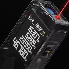 HOTO Professional Laser Measuring Tool Pro - 164 Ft Ultra-Long Laser Distance Measure Tool, 5 Measuring Modes, High-Precision Real-time Measurement, Unlimited Storage, Cool Gadgets for Men