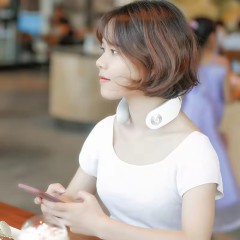 SKG 4098E | Cordless TENs EMS Cervical Neck Massager with Heat for Pain Relief, Neck pain relief, muscle stimulation, remote control