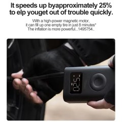 Original for Xiaomi Mijia Inflator 2 Car Air Pump Six Preset Inflation Modes Portable Tire Inflators