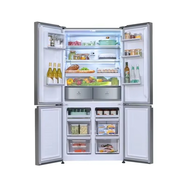 Mijia Exclusive Edition Smart 550L Cross Four Door Refrigerator Side-by-Side Frost-Free Defrost Controls Via Mijia App