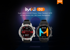 New Xiaomi Smart Watch IMIKI D2 Intelligent Watch AMOLED1.43 Display 1000nits BT Calling Sports Mode Business for Smart Watch
