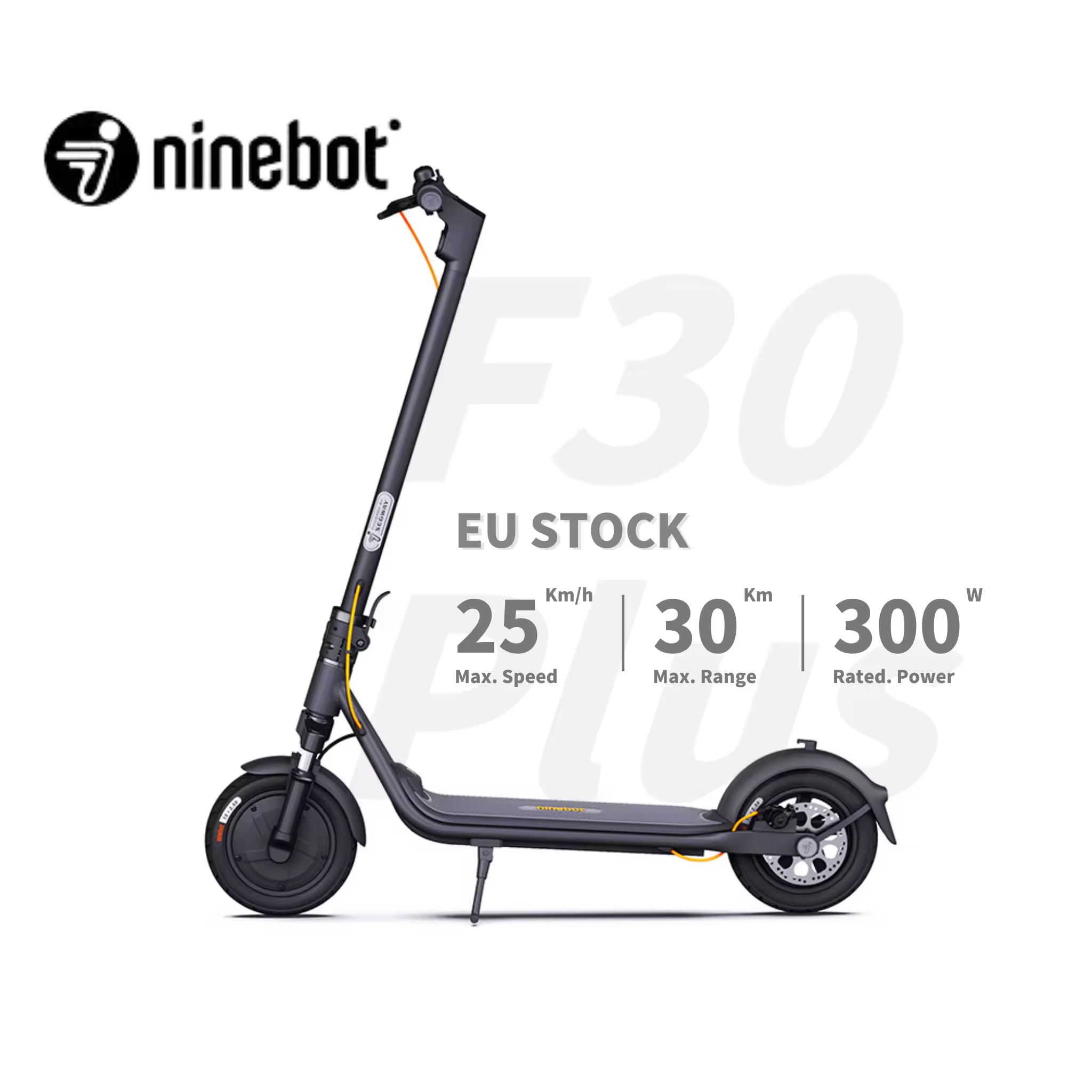 Original Ninebot F30 Plus Kickscooter Smart Electric Scooter 25km/h 30km Segway Ninebot