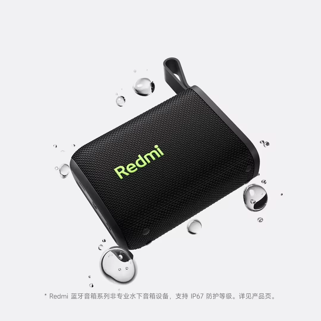 Original Xiaomi Redmi Portable Speaker Outdoor IP67 Stereo Powerful Sound Box BT5.3 RGB Dual Pairing TWS Connectivity Colorful